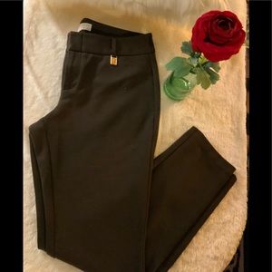 MICHEAL KORS - Chocolate brown straight leg pants with 4 faux pockets. Sz 10